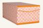 Preview: Fotobox, orange, Klappdeckel